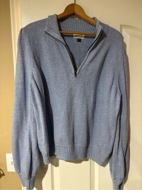Universal Thread- Light Blue Quarter-Zip Women’s Sweater